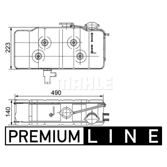 CRT 39 000P - Expansion Tank, coolant 