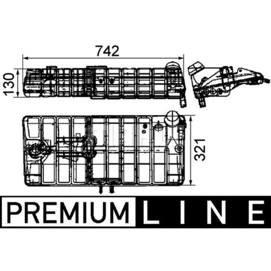 CRT 48 000P - Expansion Tank, coolant 