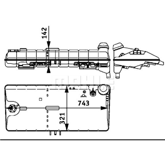 CRT 50 000S - Expansion Tank, coolant 