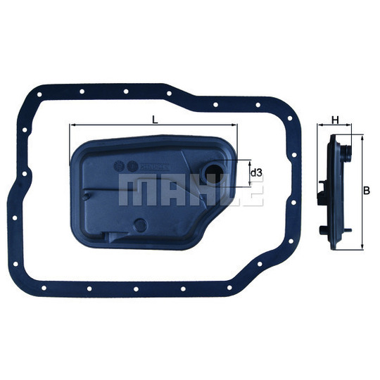 HX 149D - Hydraulic Filter, automatic transmission 