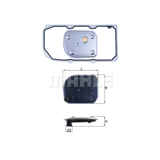 HX 158D1 - Hydraulikfilter, automatväxel 