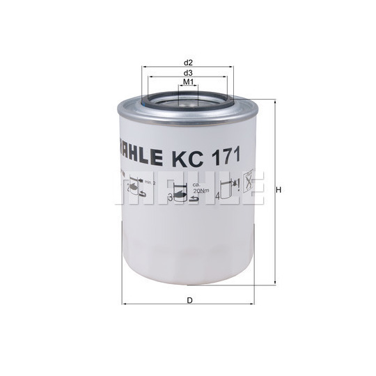 KC 171 - Fuel filter 