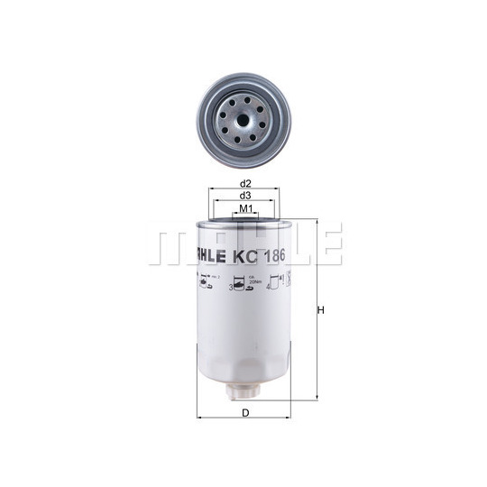 KC 186 - Fuel filter 