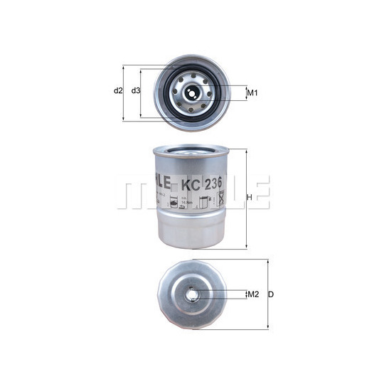 KC 236 - Fuel filter 