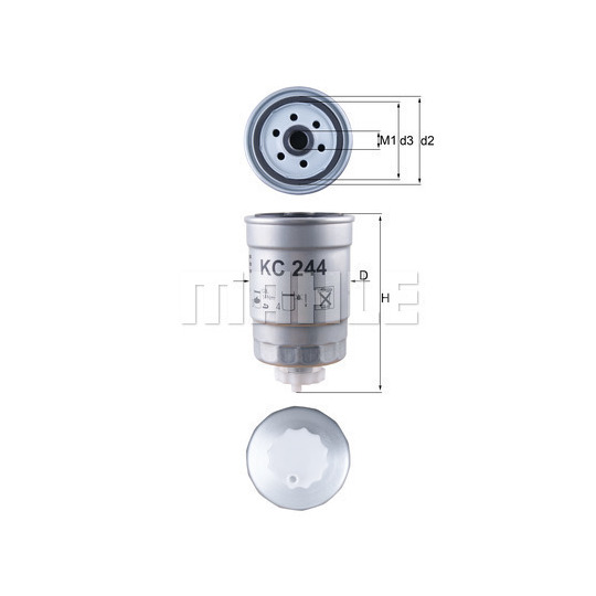 KC 244 - Fuel filter 