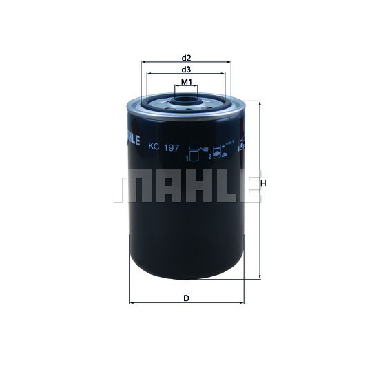 KC 197 - Fuel filter 