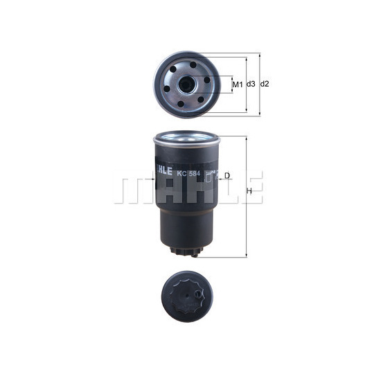 KC 584 - Fuel filter 