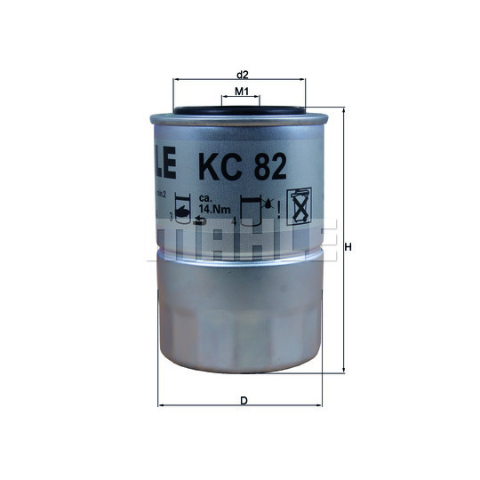 KC 82D - Kütusefilter 