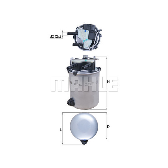 KL 1027 - Fuel filter 