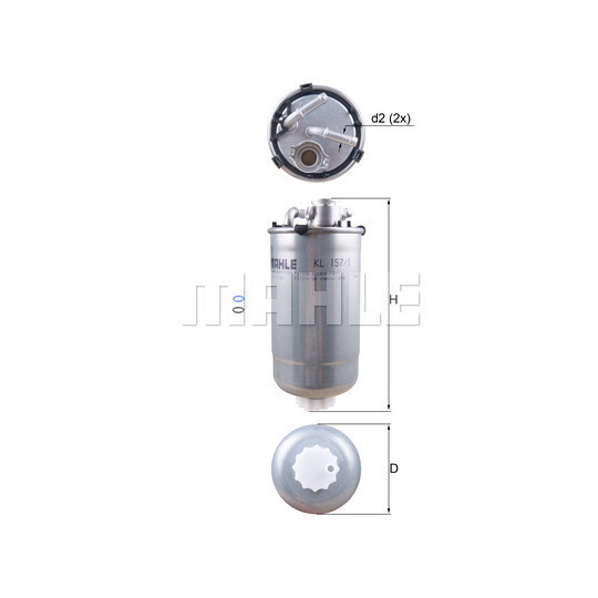 KL 157/1D - Fuel filter 