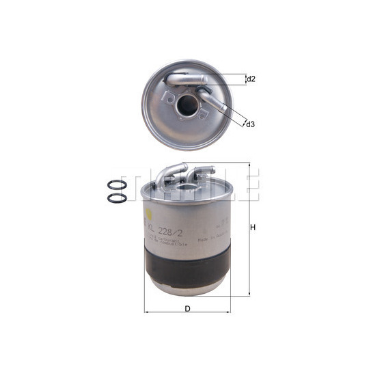 KL 228/2D - Fuel filter 