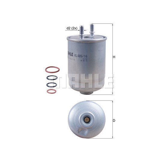 KL 485/16D - Fuel filter 