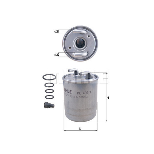 KL 490/1D - Fuel filter 