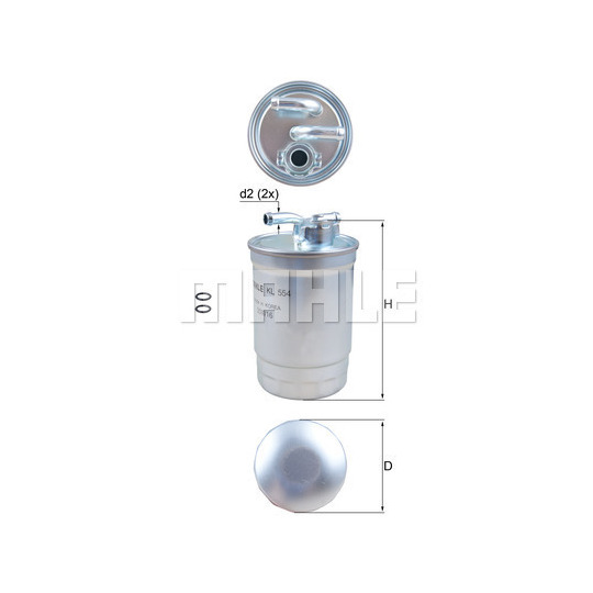 KL 554D - Fuel filter 