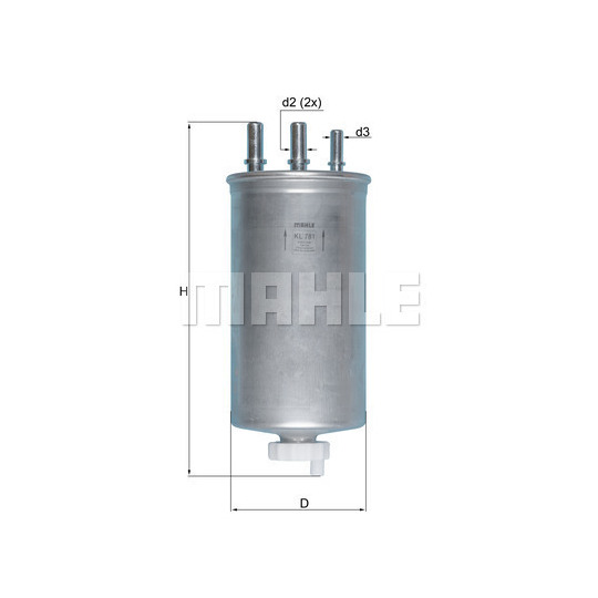 KL 781 - Fuel filter 