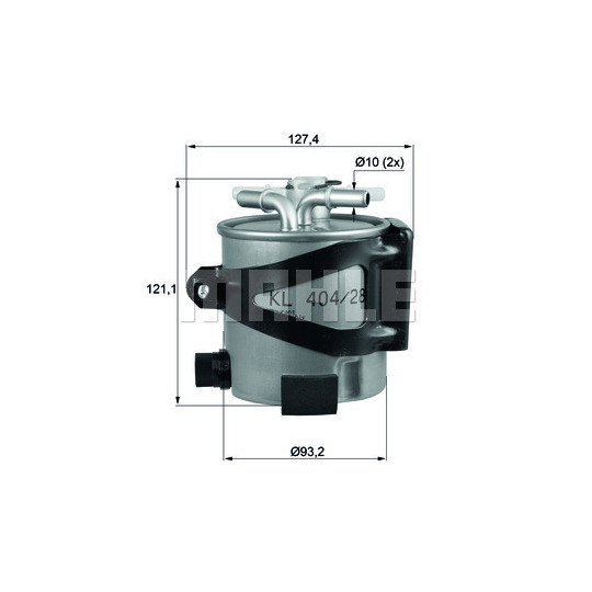 KLH 44/25 - Kütusefilter 