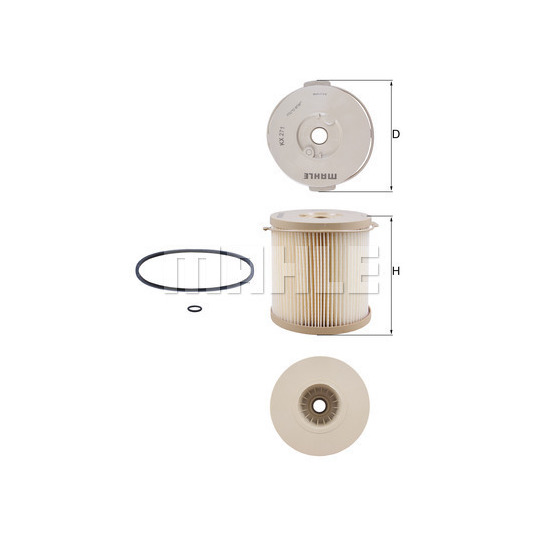 KX 271D - Fuel filter 