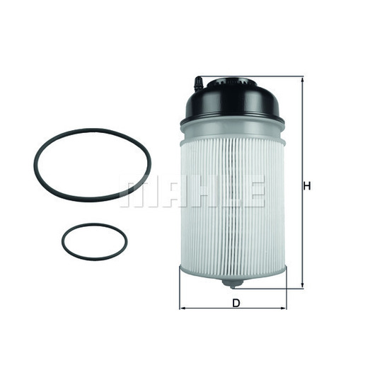 KX 400D - Fuel filter 