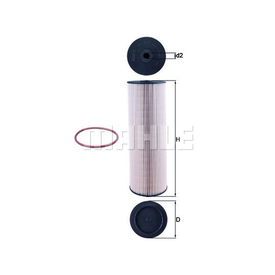 KX 514D - Fuel filter 