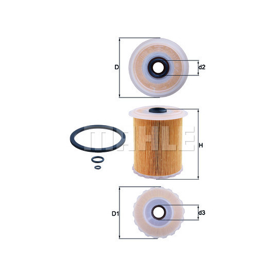 KX 75D - Fuel filter 