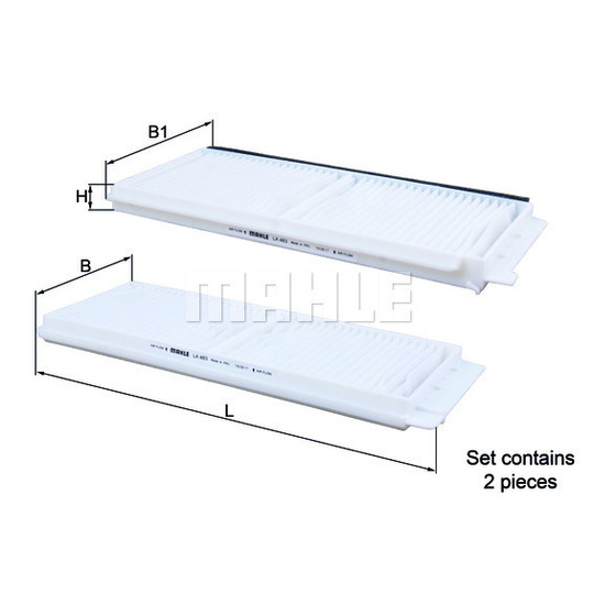LA 483/S - Filter, interior air 