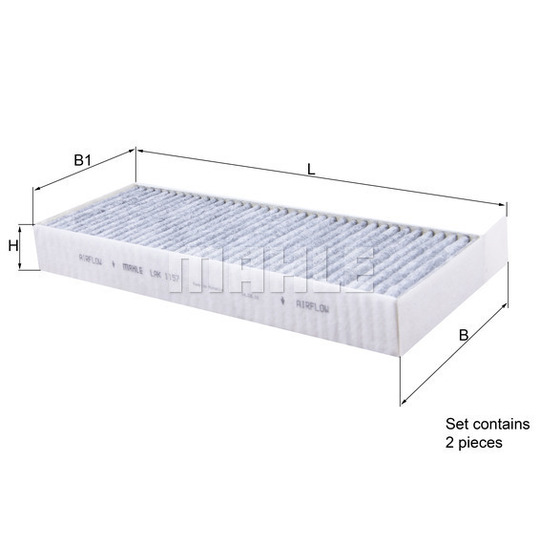 LAK 1157/S - Filter, interior air 