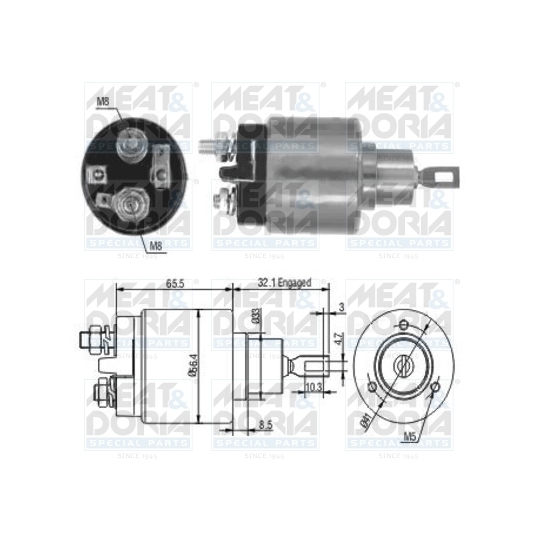 46002 - Solenoid Switch, starter 