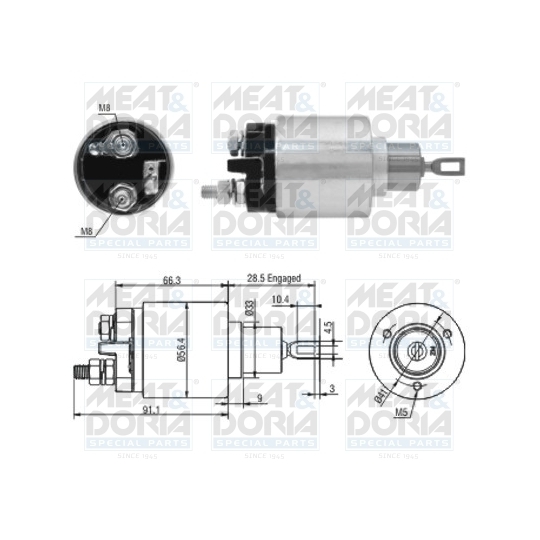 46033 - Solenoid Switch, starter 