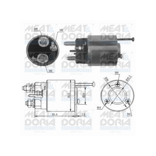 46012 - Solenoid Switch, starter 