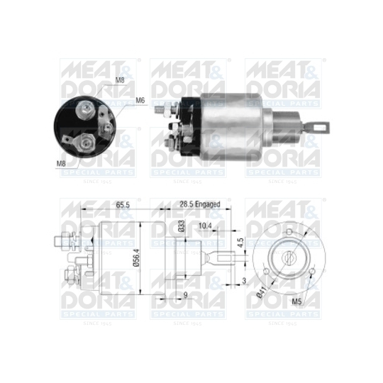 46031 - Solenoid Switch, starter 