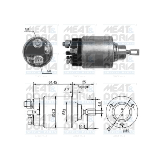 46041 - Solenoid Switch, starter 