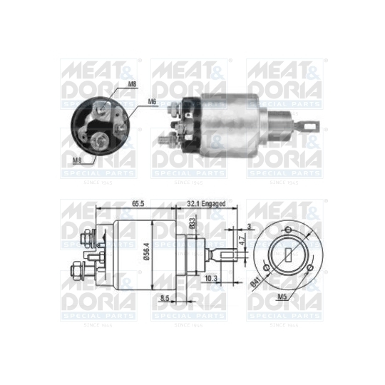 46064 - Solenoid Switch, starter 