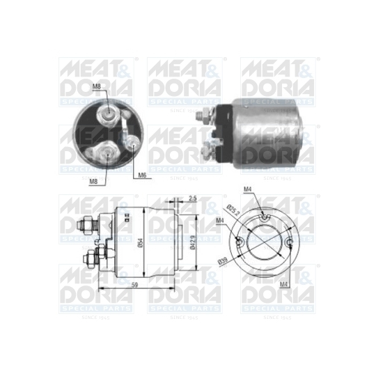 46084 - Solenoid Switch, starter 