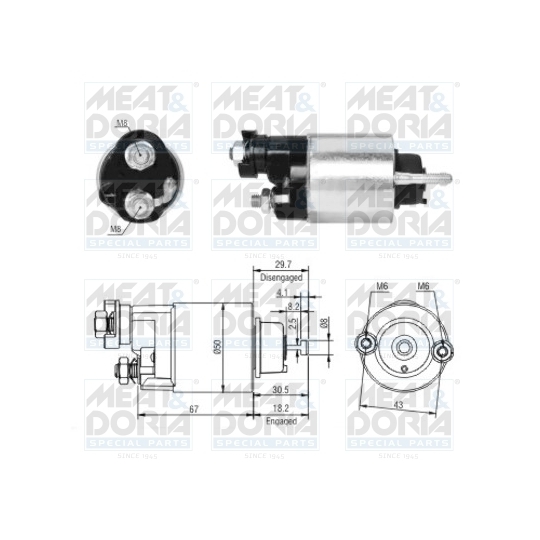 46149 - Solenoid Switch, starter 