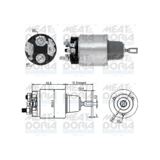 46146 - Solenoid Switch, starter 