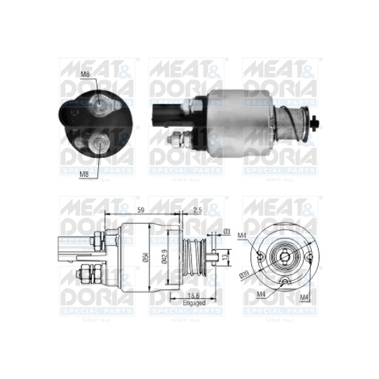 46126 - Solenoid Switch, starter 