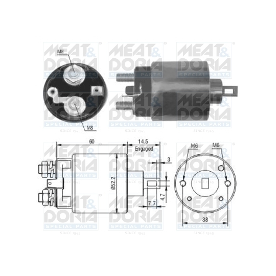 46174 - Solenoid Switch, starter 