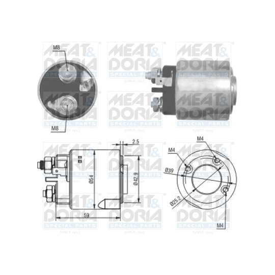 46160 - Solenoid Switch, starter 