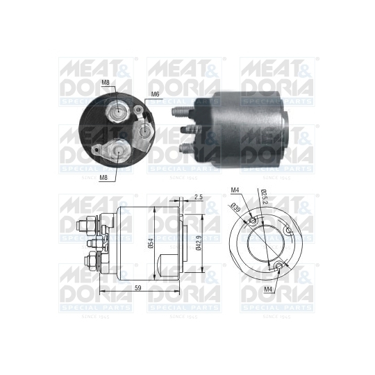 46203 - Solenoid Switch, starter 