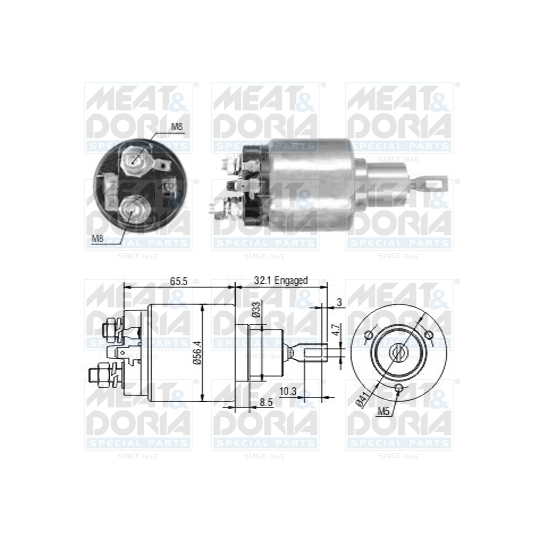 46243 - Solenoid Switch, starter 