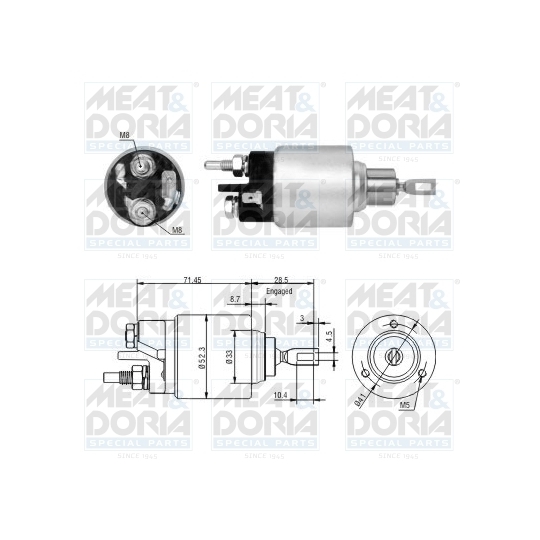 46197 - Solenoid Switch, starter 