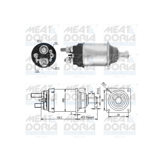 46253 - Solenoid Switch, starter 