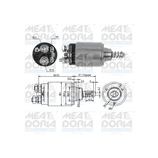 46268 - Solenoid Switch, starter 