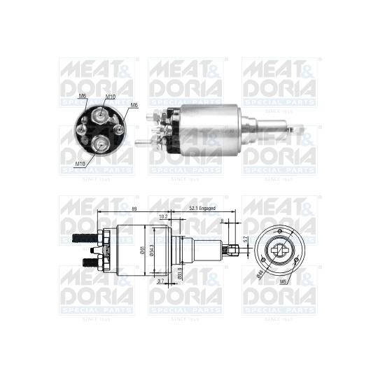 46290 - Solenoid Switch, starter 