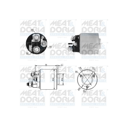 46288 - Solenoid, startmotor 