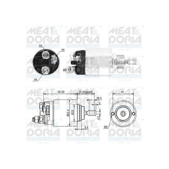 46293 - Solenoid Switch, starter 