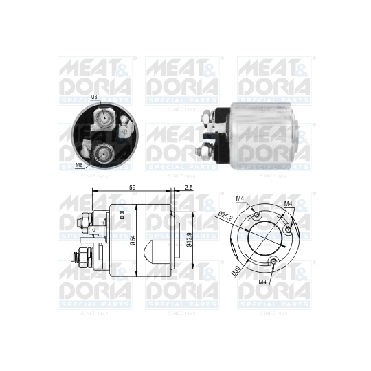 46295 - Solenoid, startmotor 