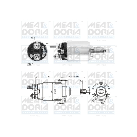 46302 - Solenoid Switch, starter 