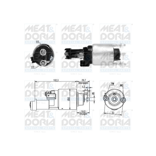 46315 - Solenoid Switch, starter 