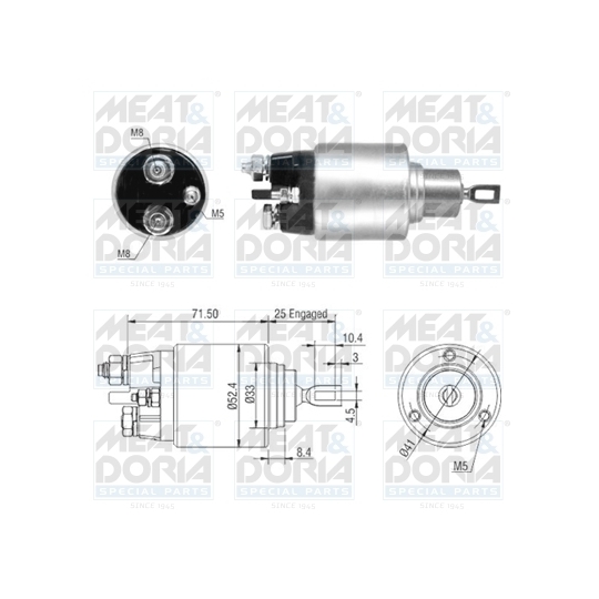 46308 - Solenoid Switch, starter 